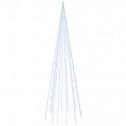 Choinka do montażu na maszcie, 732 zimnych białych LED, 500 cm