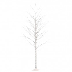 Brzoza z oświetleniem, 240 ciepłych białych LED, 300 cm