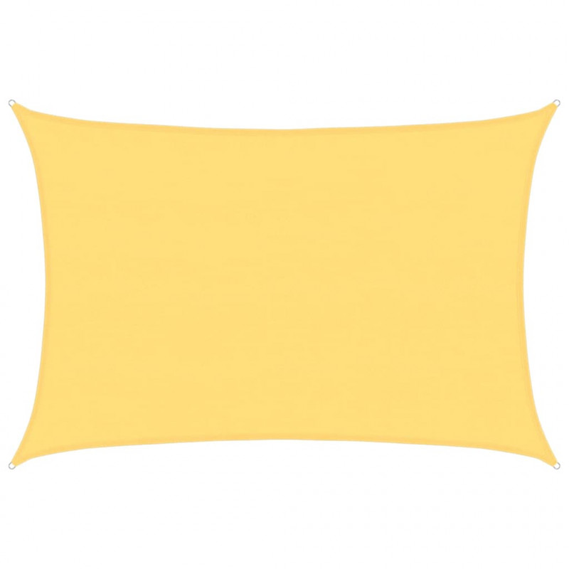 Żagiel przeciwsłoneczny, 160 g/m², beżowy, 5x6 m, HDPE
