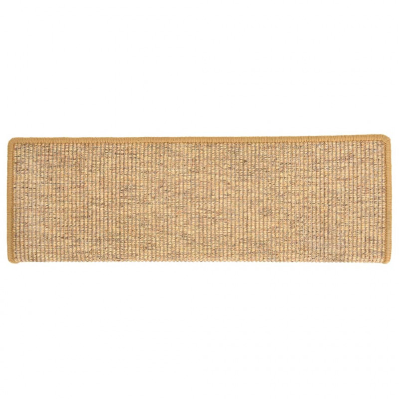 Samoprzylepne nakładki na schody, 15 szt., pomarańcz, 65x21x4cm