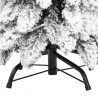 Sztuczna choinka ze 100 lampkami LED, ośnieżona, 180 cm