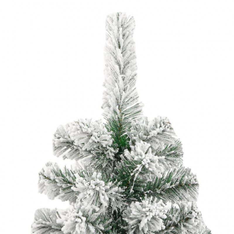 Sztuczna choinka zawiasowa, ośnieżona, 180 cm
