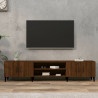 Szafka pod TV, brązowy dąb, 180x31,5x40 cm