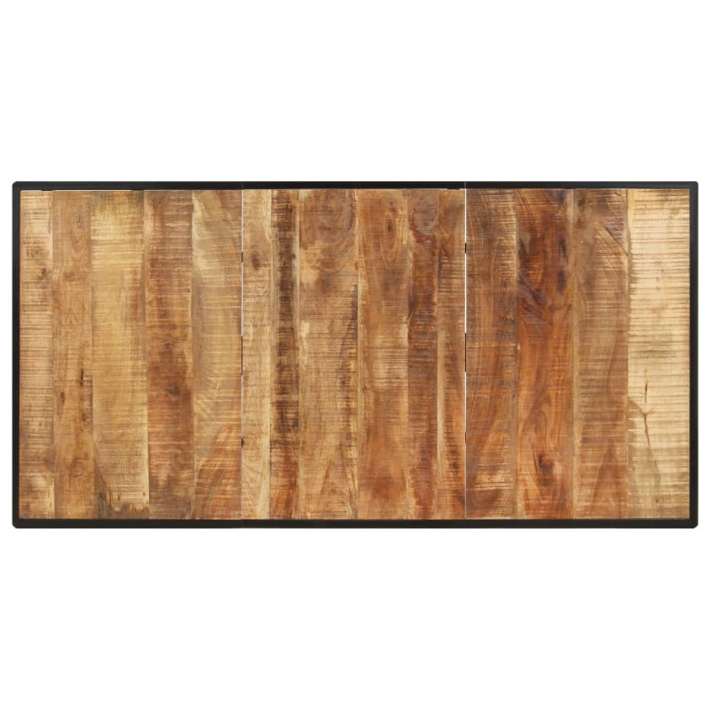 Stół jadalniany, 200 cm, surowe drewno mango