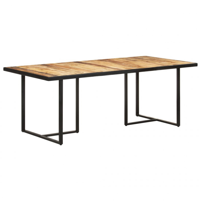 Stół jadalniany, 200 cm, surowe drewno mango