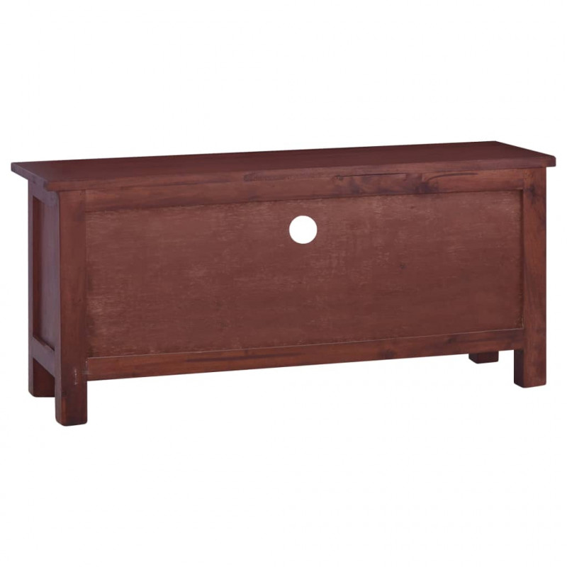 Szafka pod TV, klasyczny brąz, 100x30x45 cm, drewno mahoniowe