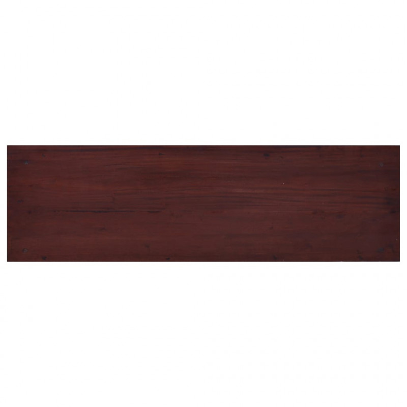 Szafka pod TV, klasyczny brąz, 100x30x45 cm, drewno mahoniowe