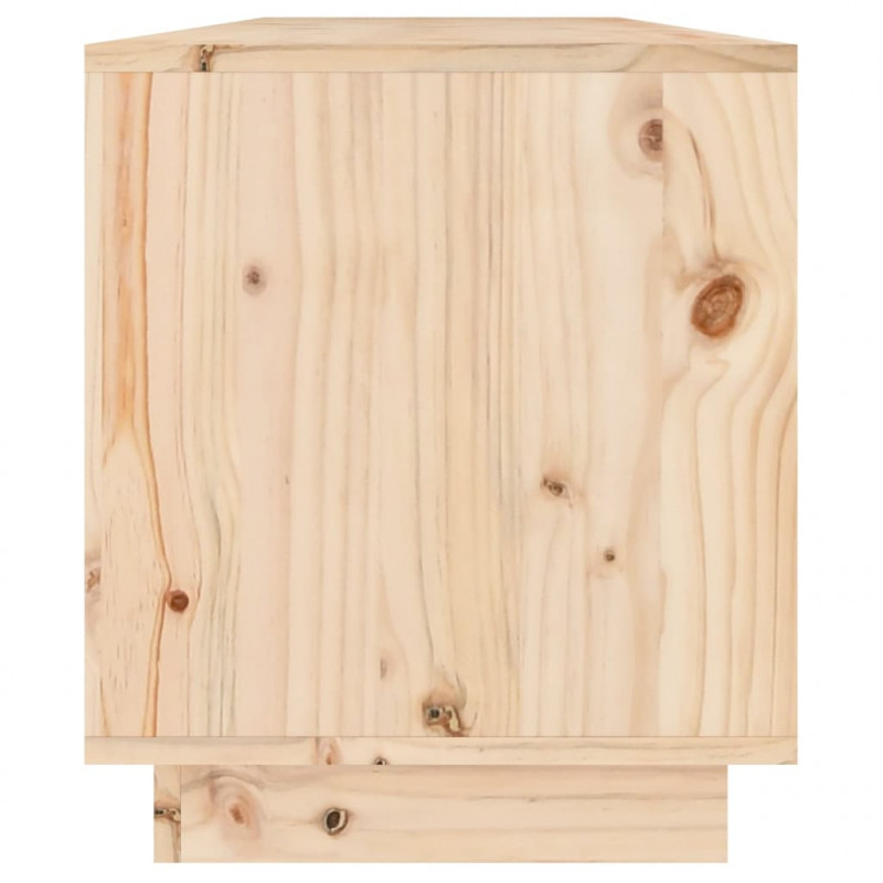 Szafka pod telewizor, 110,5x34x40 cm, lite drewno sosnowe