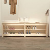Szafka na buty, 160x36,5x50 cm, lite drewno sosnowe