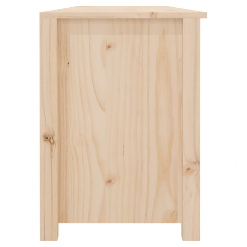 Szafka na buty, 160x36,5x50 cm, lite drewno sosnowe
