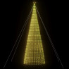 Stożkowa choinka z lampek, 1544 ciepłych białych LED, 500 cm