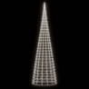 Choinka z lampek, na maszt, 3000 zimnych białych LED, 800 cm