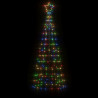 Choinka z lampek, z kołkami, 220 kolorowych LED, 180 cm
