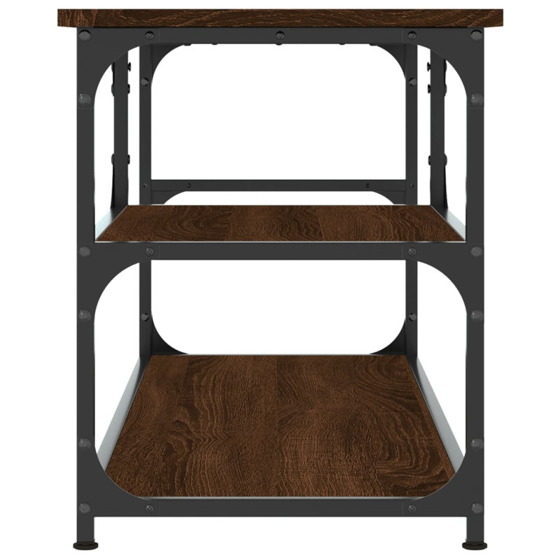 Szafka pod telewizor, brązowy dąb, 103x38x46,5 cm