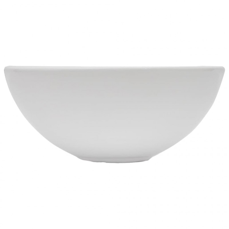 Dwuczęściowy zestaw mebli do łazienki, ceramiczny, biały