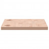 Blat do biurka, 80x40x2,5 cm, lite drewno bukowe