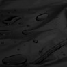 Pokrowiec na wiszące krzesło jajo, czarny, Ø190x108 cm, tkanina