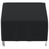 Pokrowiec na krzesło ogrodowe, czarny, 96x79x49/74 cm, tkanina