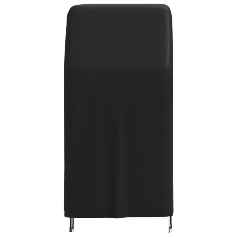 Pokrowiec na grilla, 147x61x112 cm, czarny, tkanina Oxford 420D