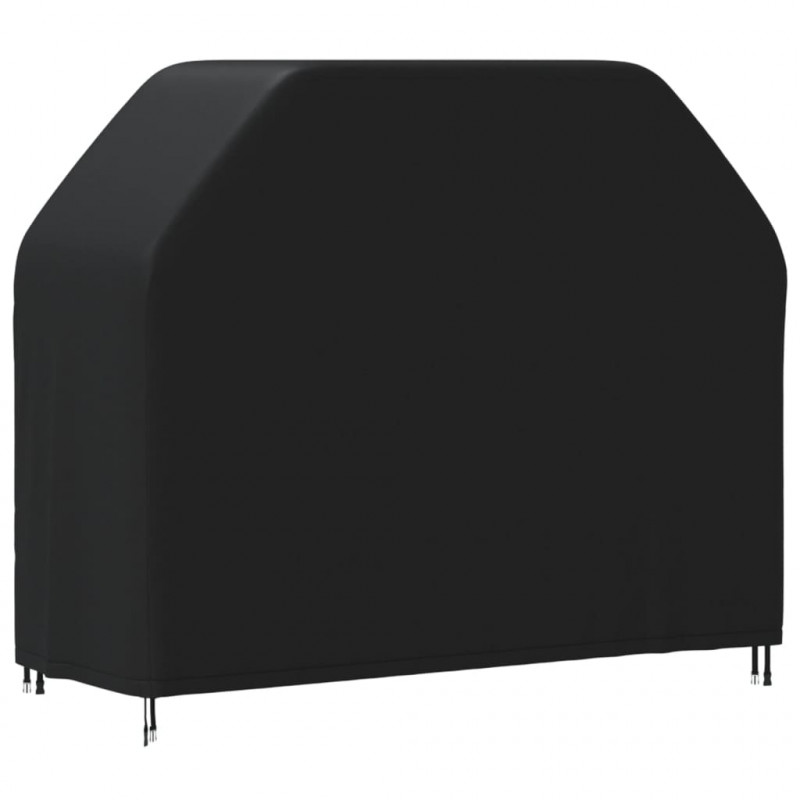 Pokrowiec na grilla, 147x61x112 cm, czarny, tkanina Oxford 420D