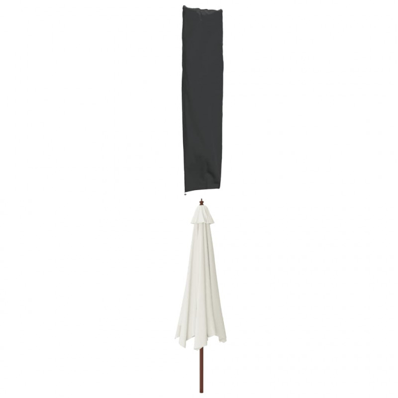 Pokrowce na parasol ogrodowy, 2 szt., 240x57/57 cm, Oxford 420D