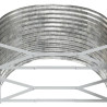 Podwyższona donica, malowana proszkowo stal, 249x100x68 cm