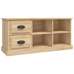 Szafka pod TV, kolor dąb sonoma, 102x35,5x47,5 cm