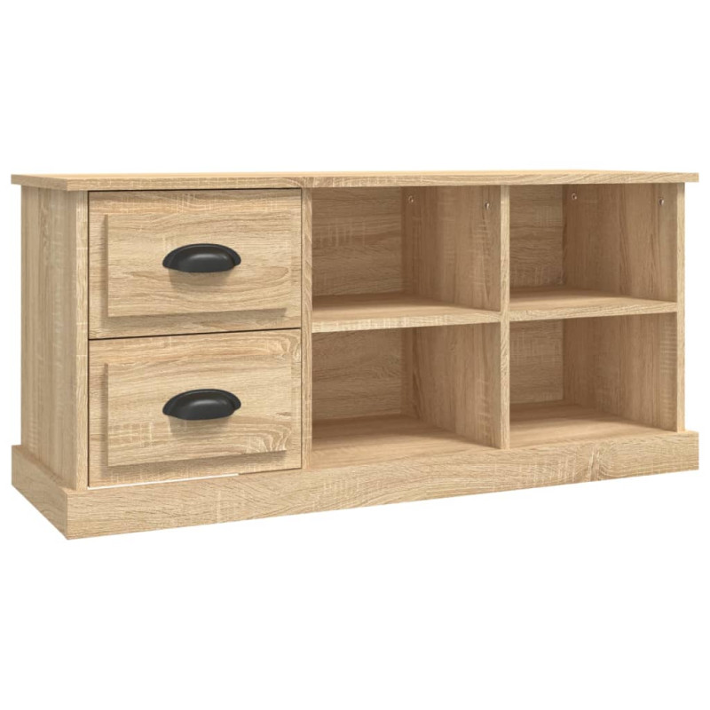 Szafka pod TV, kolor dąb sonoma, 102x35,5x47,5 cm