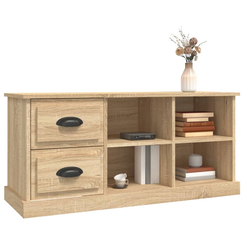 Szafka pod TV, kolor dąb sonoma, 102x35,5x47,5 cm