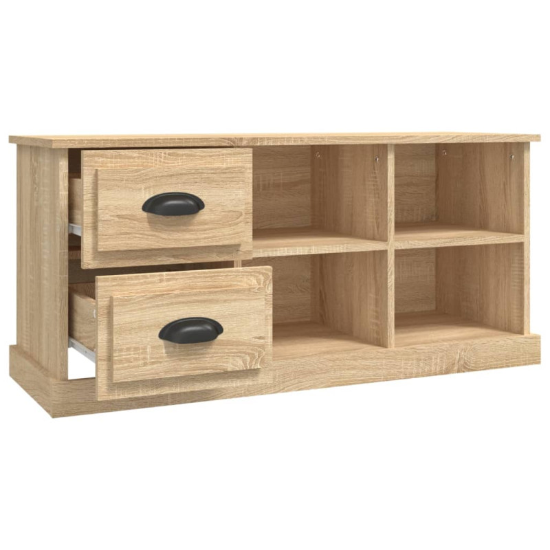 Szafka pod TV, kolor dąb sonoma, 102x35,5x47,5 cm