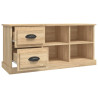 Szafka pod TV, kolor dąb sonoma, 102x35,5x47,5 cm