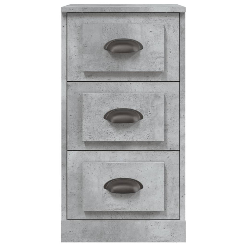 Szafka, szarość betonu 36x35,5x67,5 cm, materiał drewnopochodny