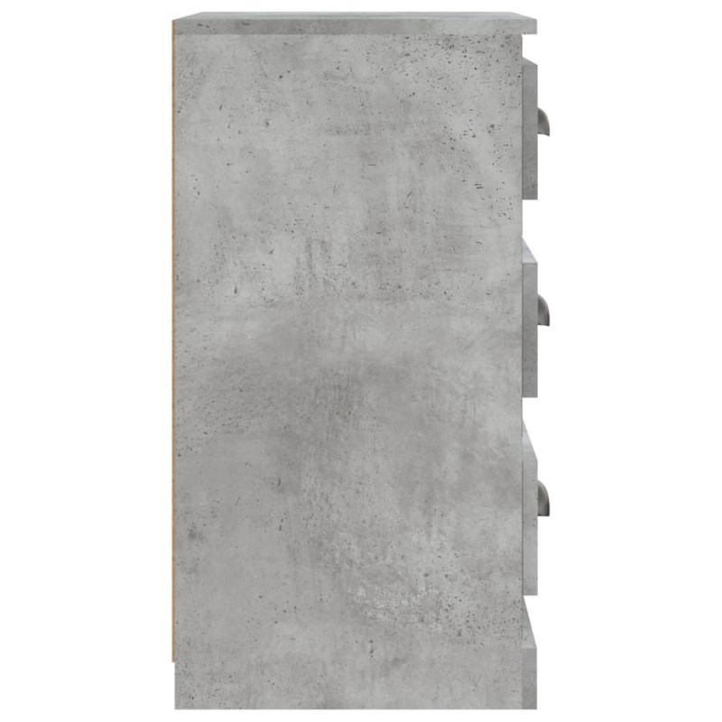 Szafka, szarość betonu 36x35,5x67,5 cm, materiał drewnopochodny