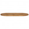 Blat stołu, 110x50x2,5 cm, owalny, lite drewno mango