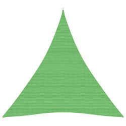 Żagiel przeciwsłoneczny, 160 g/m², jasnozielony, 5x6x6 m, HDPE