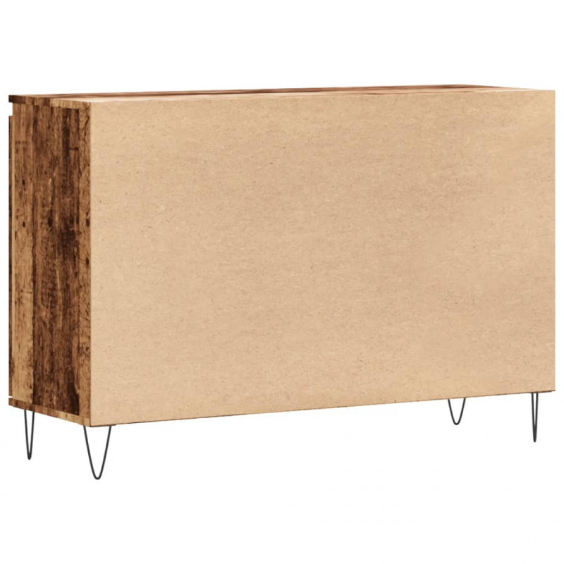Szafka, stare drewno, 104x35x70 cm, materiał drewnopochodny
