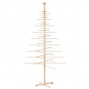 Drewniana choinka do udekorowania, 210 cm, lite drewno sosnowe
