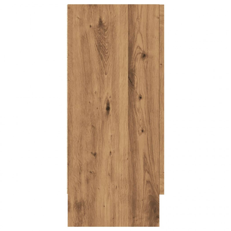 Szafka, dąb artisan, 120x30,5x70 cm, materiał drewnopochodny