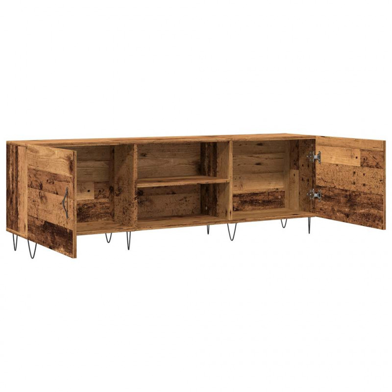 Szafka TV, stare drewno, 150x30x50 cm, materiał drewnopochodny