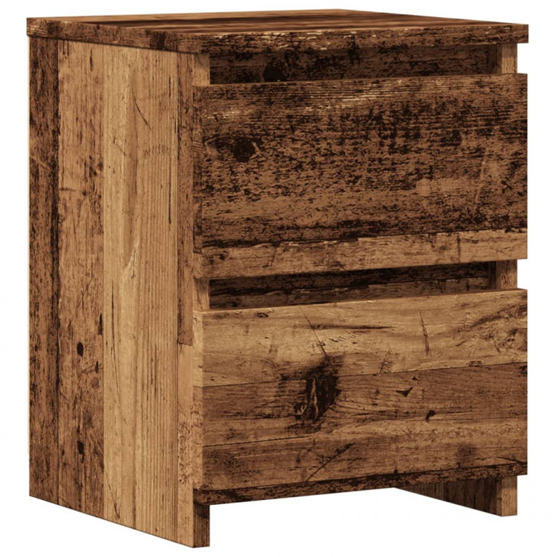 Szafka nocna, stare drewno 30x30x40 cm, materiał drewnopochodny