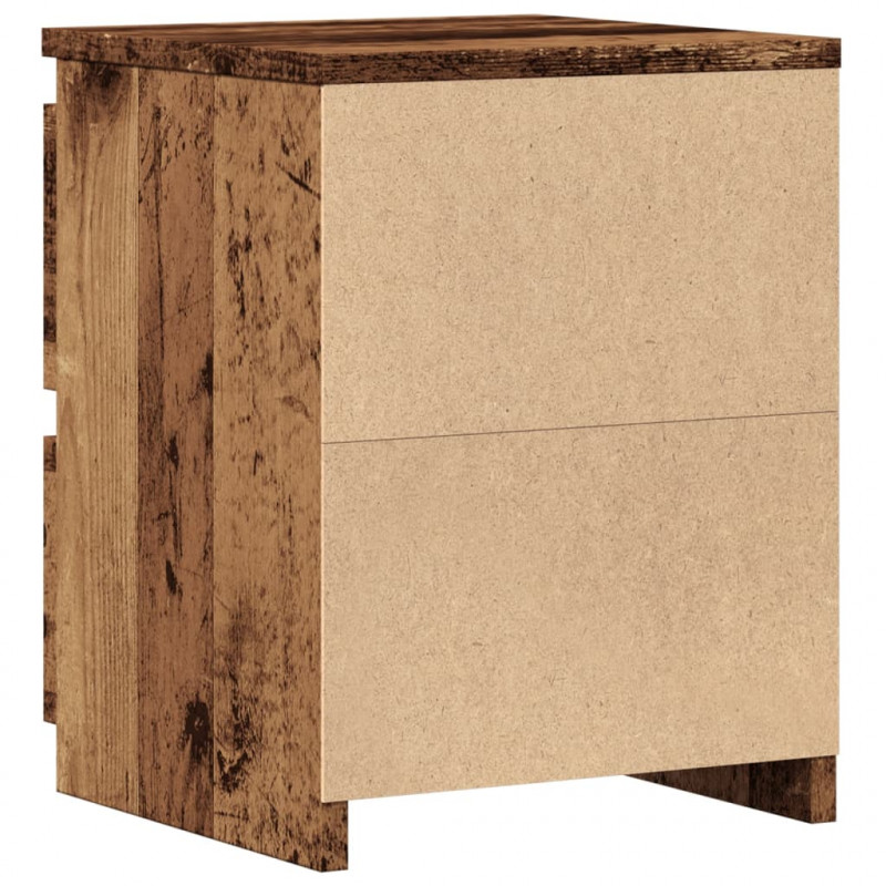 Szafka nocna, stare drewno 30x30x40 cm, materiał drewnopochodny