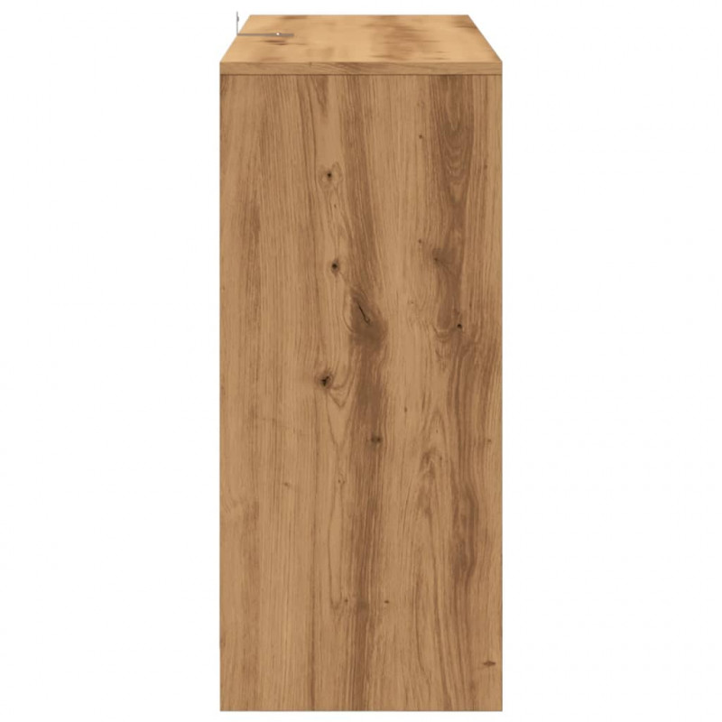 Szafka, dąb artisan, 102x33x75 cm, materiał drewnopochodny