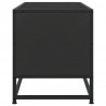 Szafka pod telewizor, czarna, 80x34,5x40 cm