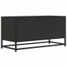 Szafka pod telewizor, czarna, 80x34,5x40 cm