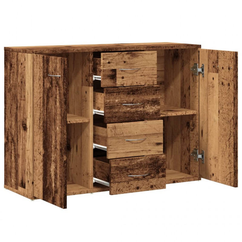 Szafka, stare drewno, 88x30x64 cm, materiał drewnopochodny
