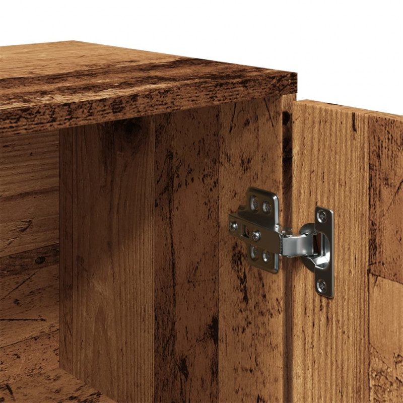 Szafka, stare drewno, 88x30x64 cm, materiał drewnopochodny