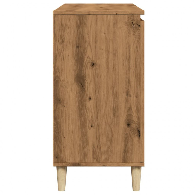 Szafka, dąb artisan, 102x35x70 cm, materiał drewnopochodny