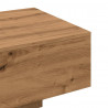Stolik kawowy, dąb artisan, 100x49,5x31 cm