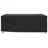 Pokrowce na meble ogrodowe, 2 szt., czarne 250x210x90 cm