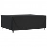 Pokrowce na meble ogrodowe, 2 szt., czarne 250x210x90 cm